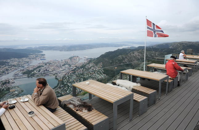 Trodde du Bergen var byen mellom de sju fjell? Da tror du feil, ifølge ekspert