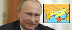 Vladimir Putin kalte Øst-Ukraina for «Novorossija»: - Bare gud vet hvorfor dette ble en del av Ukraina Vladimir Putin kalte Øst-Ukraina for «Novorossija»: - Bare gud vet hvorfor dette ble en del av Ukraina