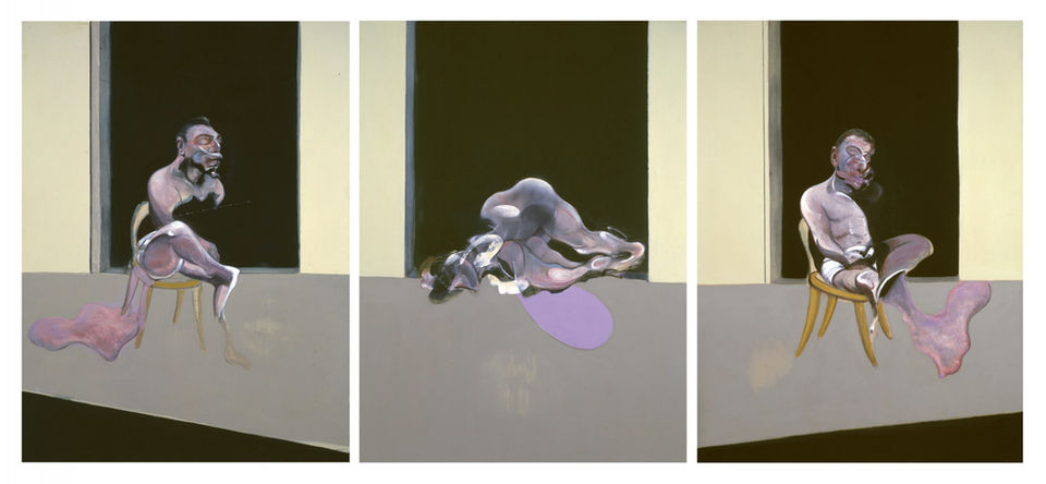 De mest verdifulle av bildene til Bacon selges n� for flere hundre millioner kroner, og har n�dd priser som n�rmer seg verdiene til Van Gogh og Rembrants bilder. Maleriet over er Triptych - August 1972Foto: Tate/Estate of Francis Bacon