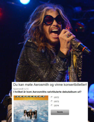 Ta vår enkle Aerosmith-quiz og vinn stjernetreff med Steven Tyler & co.