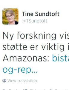Klimaministeren med Twitter-tabbe: - Har hun ansatt dumme spindoktorer til å hjelpe seg?