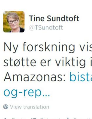 Klimaministeren med Twitter-tabbe: - Har hun ansatt dumme spindoktorer til å hjelpe seg?
