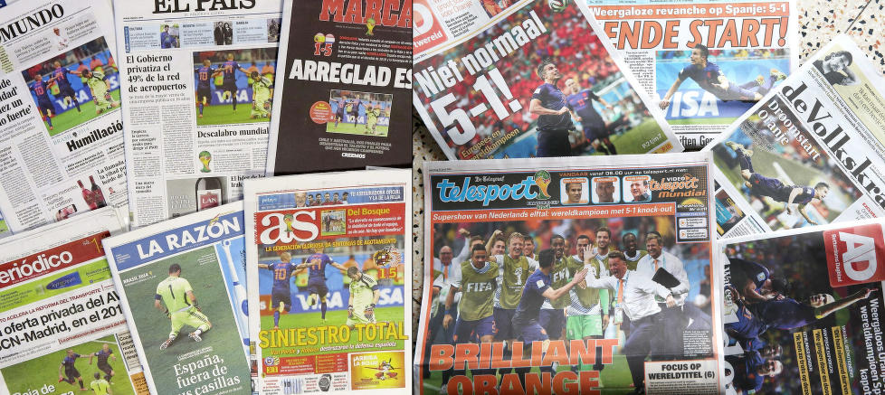 Spanske aviser i dag.
