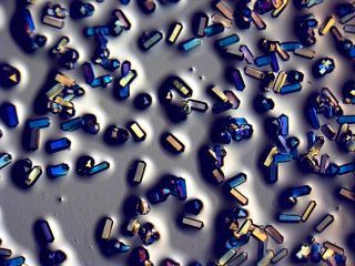 NANOH�P: Nanoteknologi kan l�se mange problemer i framtida. En forsker ved universitetet UCLA i Los Angeles har klart � utvikle nanokrystaller som absorberer og lagrer CO2 i en mengde som tilsvarer 80 ganger sitt eget volum. Foto: OMAR YAGHI