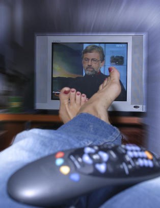 Triste TV-program kan gjøre deg tjukk