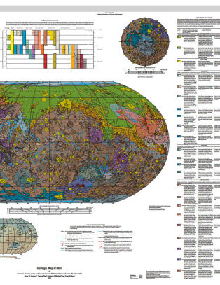Dette er det første detaljerte kartet over Mars' overflate
