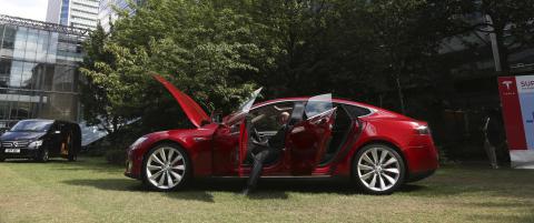 - Smålig å fyre opp debatten med momsfritt skinninteriør i Tesla