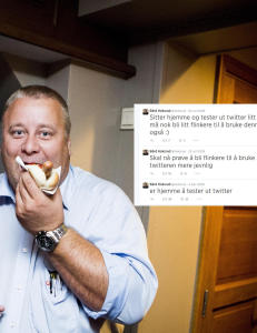 Bård Hoksruds Twitter-karriere hylles: - Jeg lo godt for meg sjøl da jeg leste de gamle meldingene
