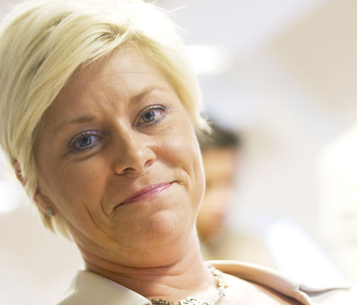 NUMMER TO: Frps partileder Siv Jensen. Foto: Kyrre Lien / SCANPIX