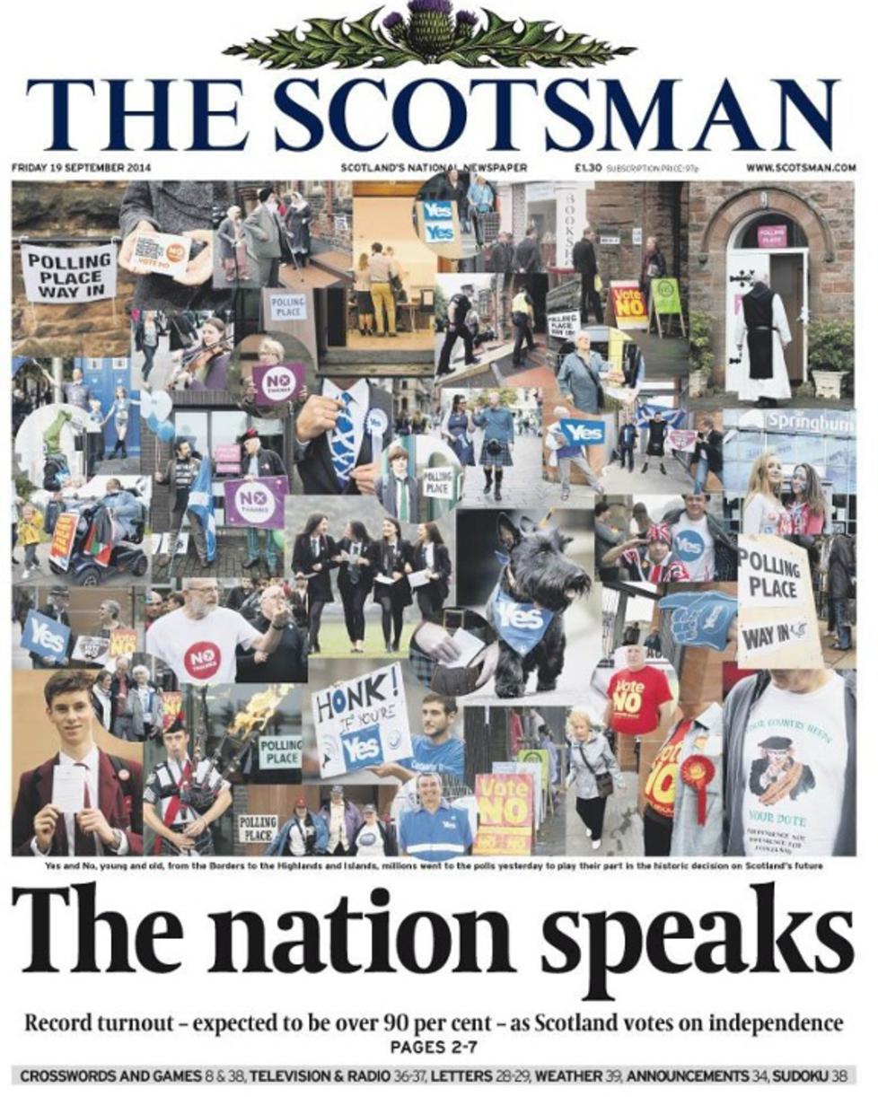 <b>THE SCOTSMAN I DAG</b>