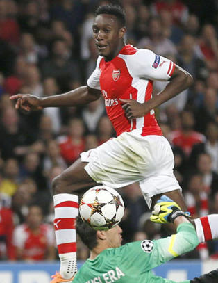 Danny Welbeck ble sjette engelskmann med hat trick i Champions League