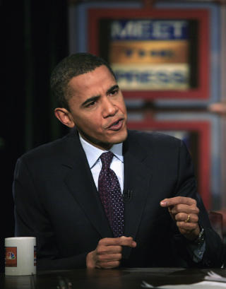 ER P� FACEBOOK: Noen hevder Obamas nettilstedev�relse gjorde at han vant valget.Foto: REUTERS/Eric Thayer/Meet The Press