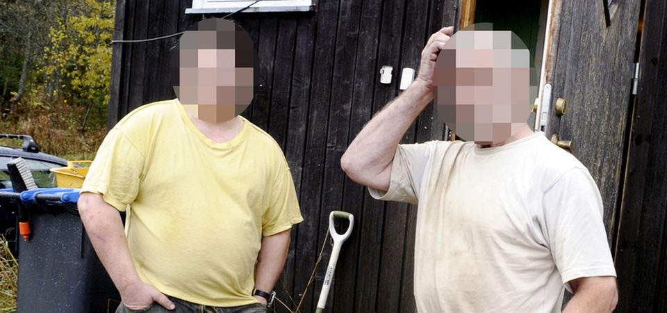 BENEKTER: Far og s�nn nekter for at de har drepte farens samboer i august i fjor. Statsadvokaten henla saken, men er n� anket til Riksadvokaten. Foto: John Terje Pedersen.