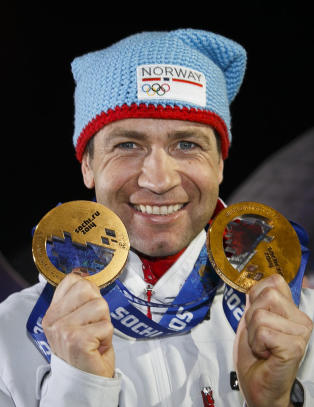 Bjørndalen kåret til beste mannlige utøver i Sotsji-OL
