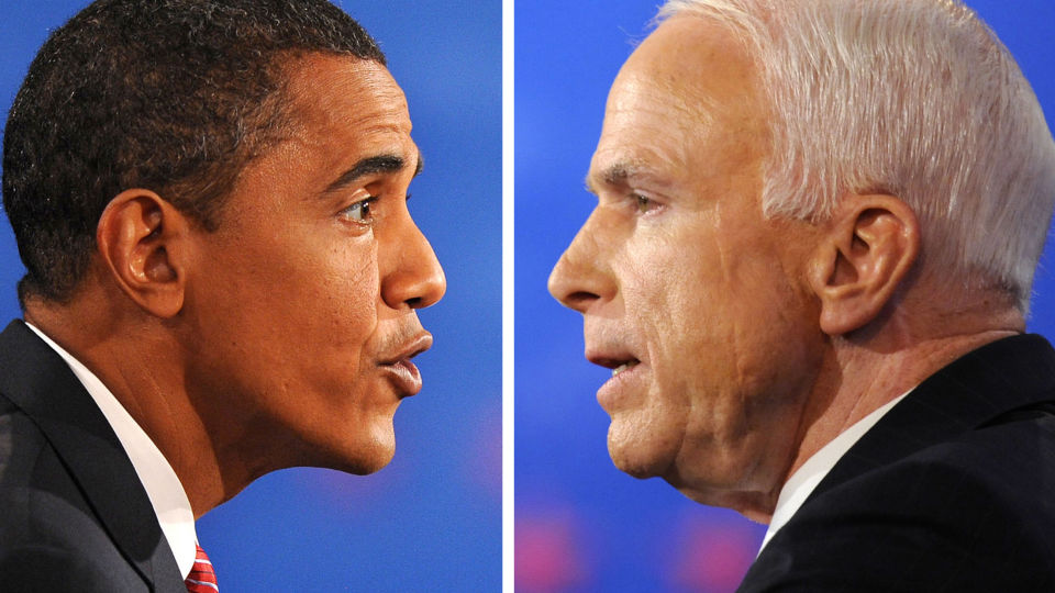 <b id=ext-gen704>HVEM BLIR USAS NESTE PRESIDENT: </b> I natt blir det klart om Barack Obama blir USAs f�rste svarte president, eller om John McCain tar hjem seieren. Foto: SCANPIX/AFP