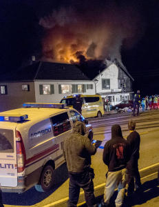 To døde i eksplosjons- artet brann på Jørpeland