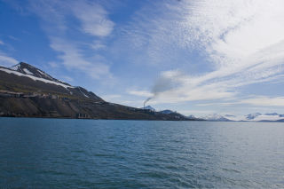 GRUVEBY: Barentsburg er en gruveby p� Svalbard med nesten
bare russere og ukrainere. Foto: GUNNAR THORENFELDT