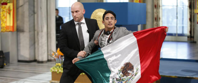 Nobel-aksjonist livredd i Mexico