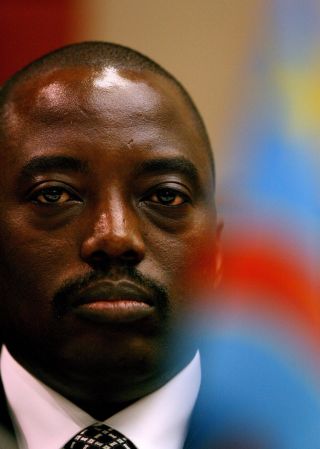 ARVET MAKTA ETTER FAREN: Kongos president Joseph Kabila overtok som president da faren ble myrdet i 2001. Han ble valgt i 2006. Foto: EPA/JON HRUSA