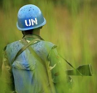 18 000 MANN: MONUC har et budsjett p� over en milliard dollar, men trenger effektive soldater som er godt trent. - De fleste vil ikke stille soldater til r�dighet til fredsbevarende operasjoner, sier eksperter. Foto: FN