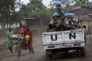 STERKE NOK?FN-styrkene har en stor jobb foran seg i Kongo.  FOTO: AFP PHOTO/Yasuyoshi CHIBA/SCANPIX.