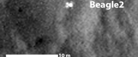 «Beagle 2» skulle lete etter liv på Mars, men ble sporløst borte. Nå er sonden endelig funnet igjen
