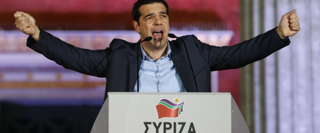 Det venstreradikale partiet Syriza vant en historisk seier i natt.