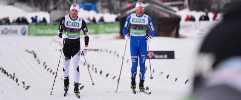 Tomas Northug falt i siste sving, mens Petter ikke var i nærheten