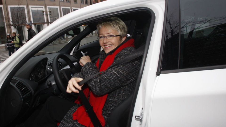 KRITISERES: Samferdselsminister Liv Signe Navarsete (Sp).
Foto: Morten Holm / SCANPIX