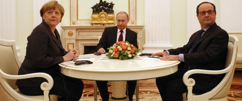 Bare Merkel kan
temme Putin