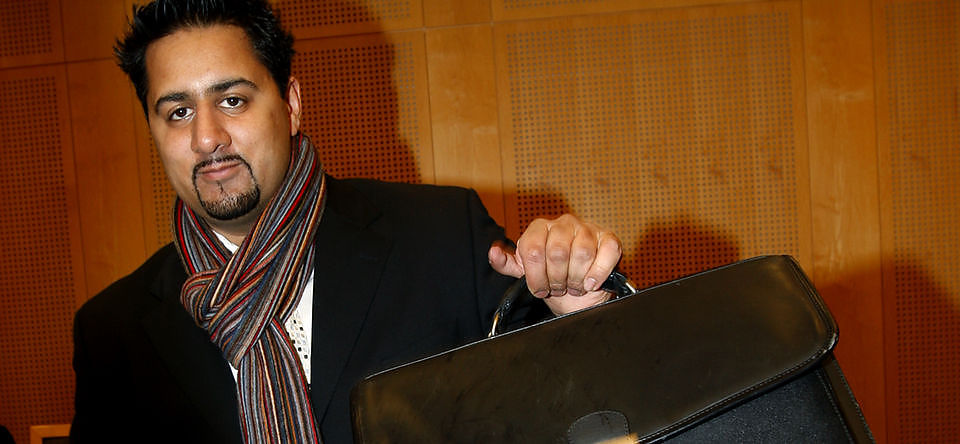 VANT: Abid Q. Raja vant en lang og hard nominasjonskamp i Akershus Venstre. Foto: BJ�RN SIGURDS�N/SCANPIX