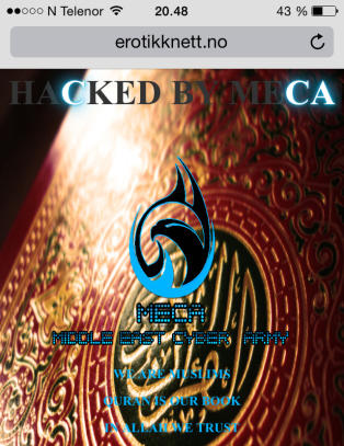 Islamistisk hackergruppe til Dagbladet: - Derfor hacket vi norsk erotikkside