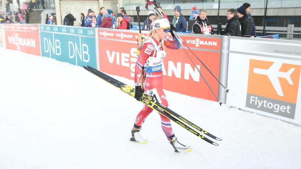 Eckhoff i trøbbel i Holmenkollen.