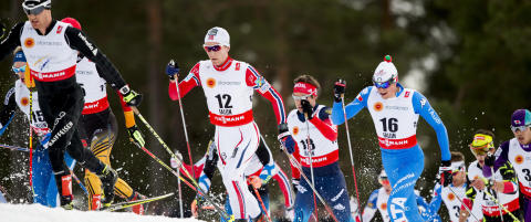 Det er ikke avtalt spill med svenskene når Didrik stikker i bakken