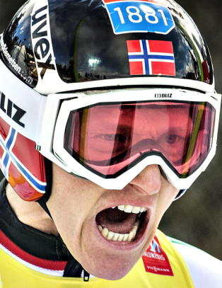 Fredag var Klemetsen Faluns sinteste mann. Her er han VM-byens gladeste