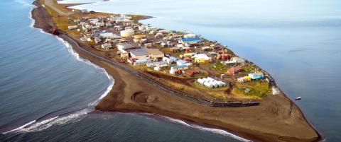 Denne landsbyen vil bli slukt av havet innen ti år