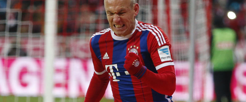 Robben i kalasform scoret sitt syvende på fem kamper da Bayern vant