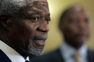 KOMMER Tidligere generalsekret�r i FN, Kofi Annan. Foto: REUTERS/Antony Njuguna (KENYA)