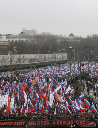 - 70 000 møtte opp for å minne drept Putin-kritiker