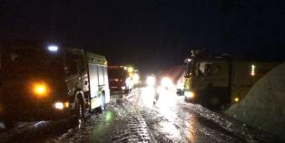 11 personer tatt av snøras i Masfjorden, to personer lettere skadd