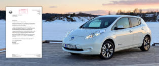 Dette brevet skremmer tusenvis av Norges Nissan Leaf-eiere