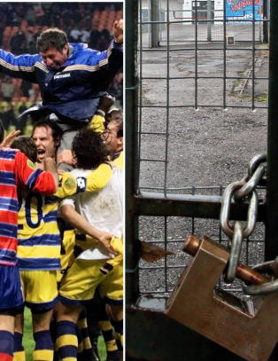 Vant tre e-cuper. Nå er porten låst og trenerens benk til salgs