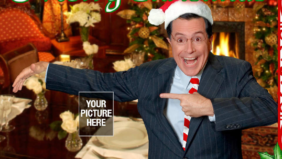 A COLBERT CHRISTMAS: Stephen Colbert har laget sin egen variant av den tradisjonelle julespesialen.