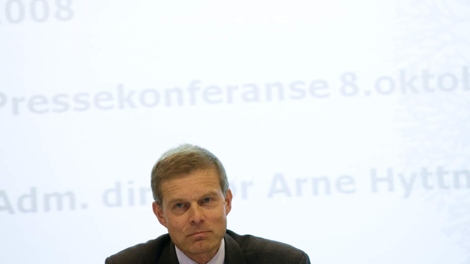 FORN�YD: Arne Hyttnes, administrerende direkt�r i Sparebankforeningen.
Foto: Sara Johannessen / SCANPIX