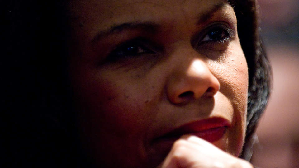 POSITIV TIL ETTERF�LGEREN: Condoleezza Rice . Foto: AFP PHOTO/Saul LOEB/Scanpix