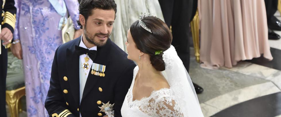 Prins Carl Philip (36) og Sofia Hellqvist sa «ja».