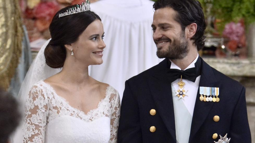 Prins Carl Philip (36) og Sofia Hellqvist (30) sa «ja».