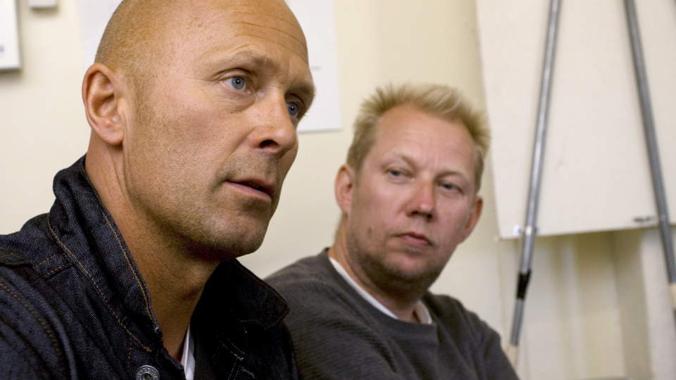 SKAL ETTERFORSKES: Morten Sandberg og Toffen Gunnufsen m� finne seg i at Hove-konkursen blir gjenstand for politiets granskning. 
Foto: Tor Erik Schr�der / SCANPIX .
