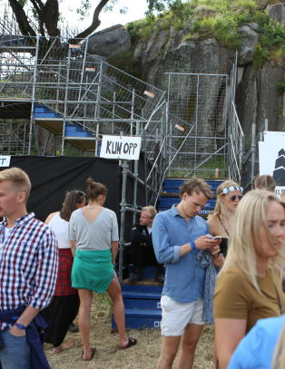 Slottsfjell har stengt av to scener på grunn av vind