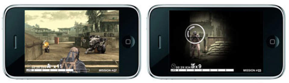 MOBIL SNIKING: Konami satser n� p� iPhone, og lanserer neste �r �Metal Gear Solid Touch� til iPhone.